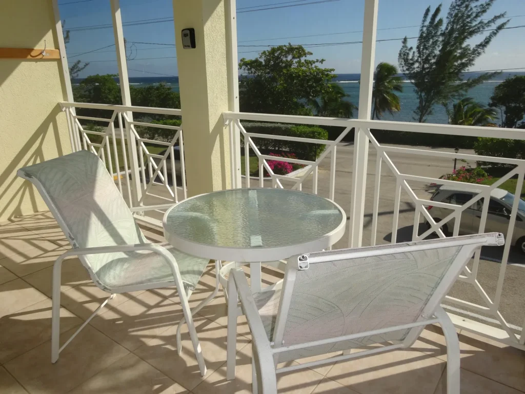 First-floor sea-view terrace at Sunset Paradise 3