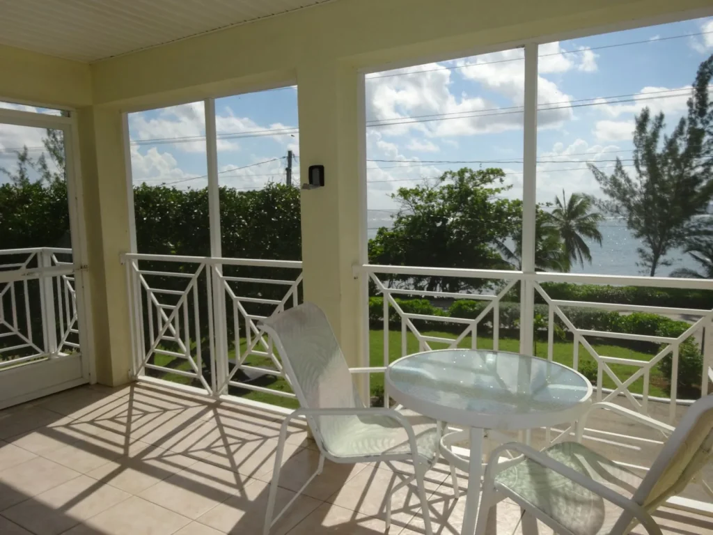First-floor sea-view terrace at Sunset Paradise 4